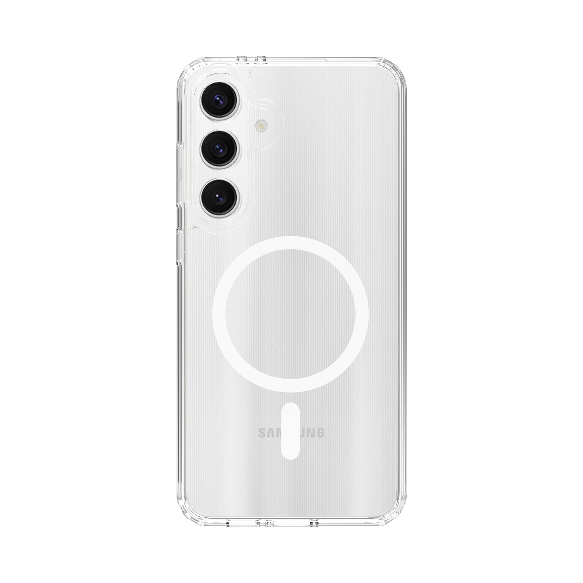 Funda híbrida MagSafe Samsung Galaxy S24 FE transparente