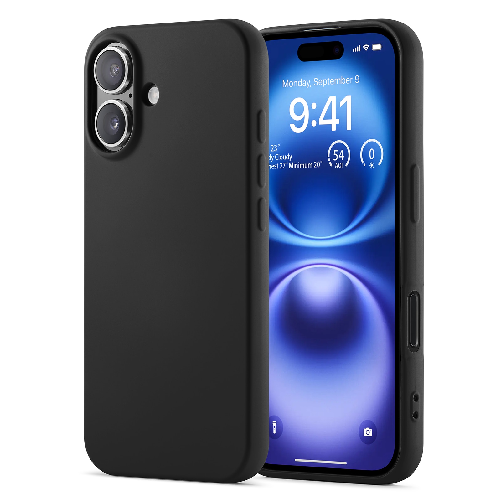 Funda TPU iPhone 16 Plus Negro