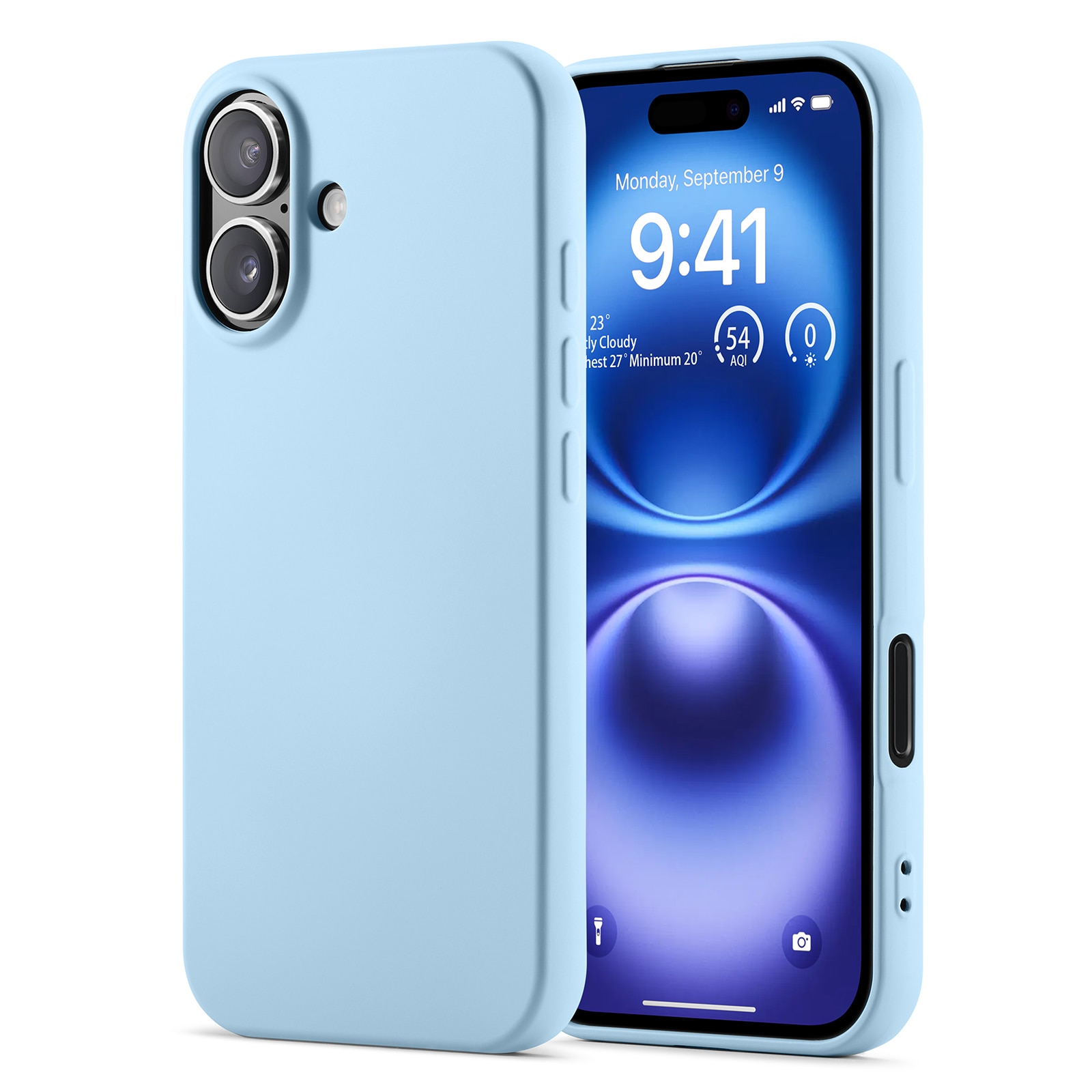 Funda TPU iPhone 16 Azul