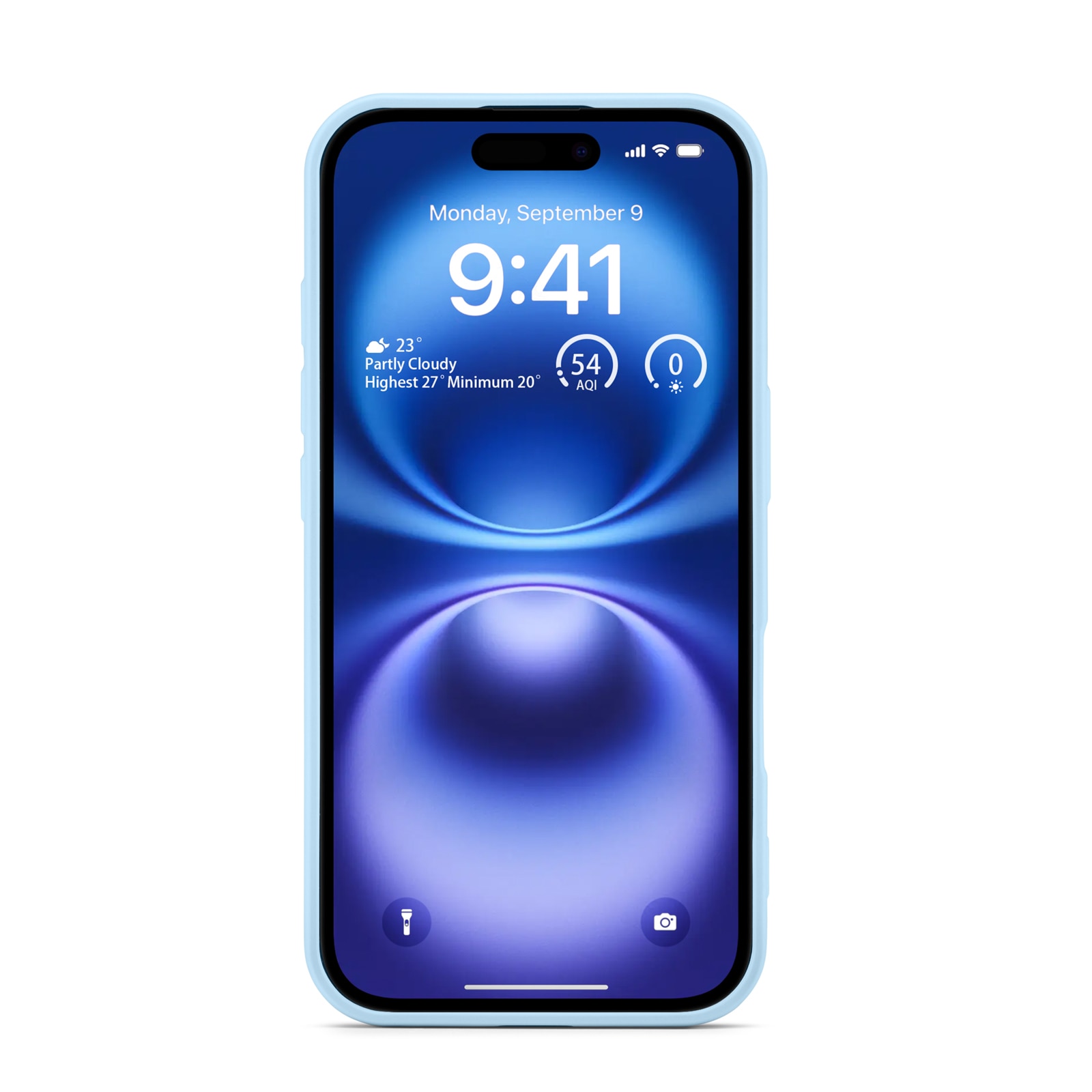 Funda TPU iPhone 16 Azul
