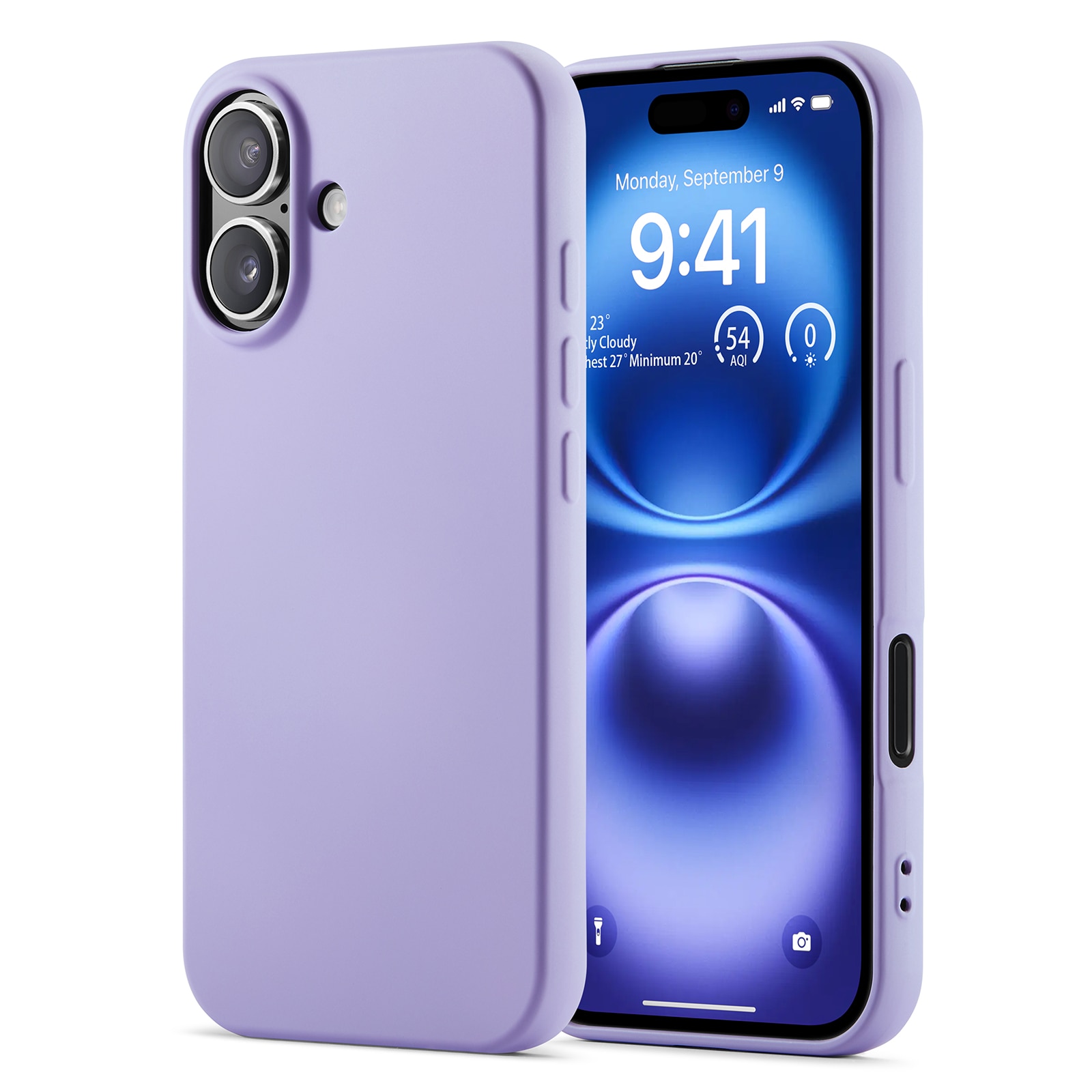 Funda TPU iPhone 16 Plus Púrpura