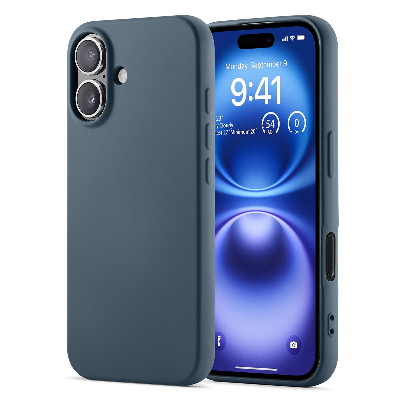 Funda TPU iPhone 16 Gris