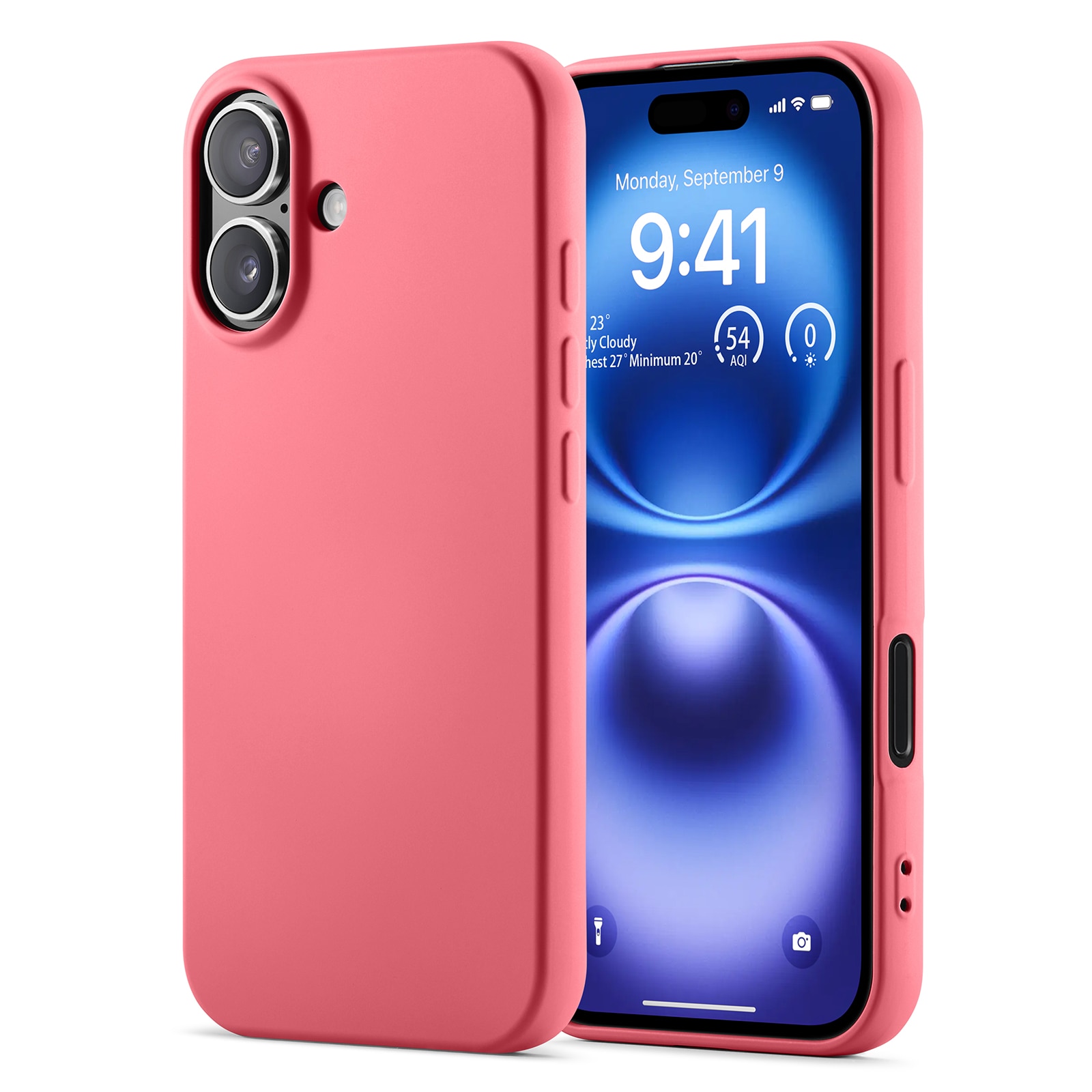 Funda TPU iPhone 16 Cerise