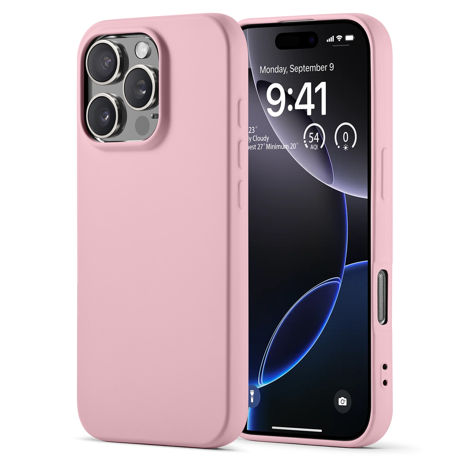 Funda TPU iPhone 16 Pro Max Rosa