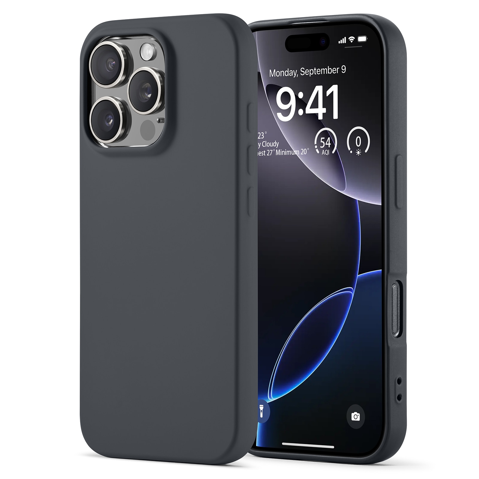 Funda TPU iPhone 16 Pro Max Gris