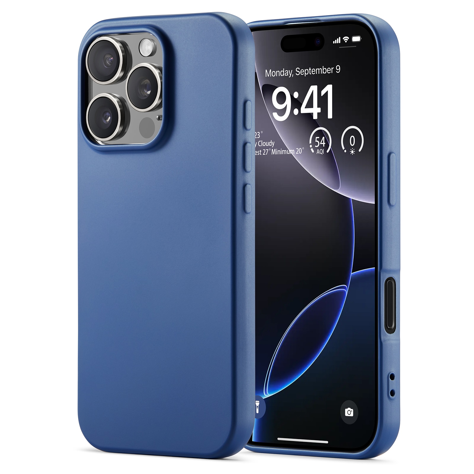 Funda TPU iPhone 16 Pro Max Azul