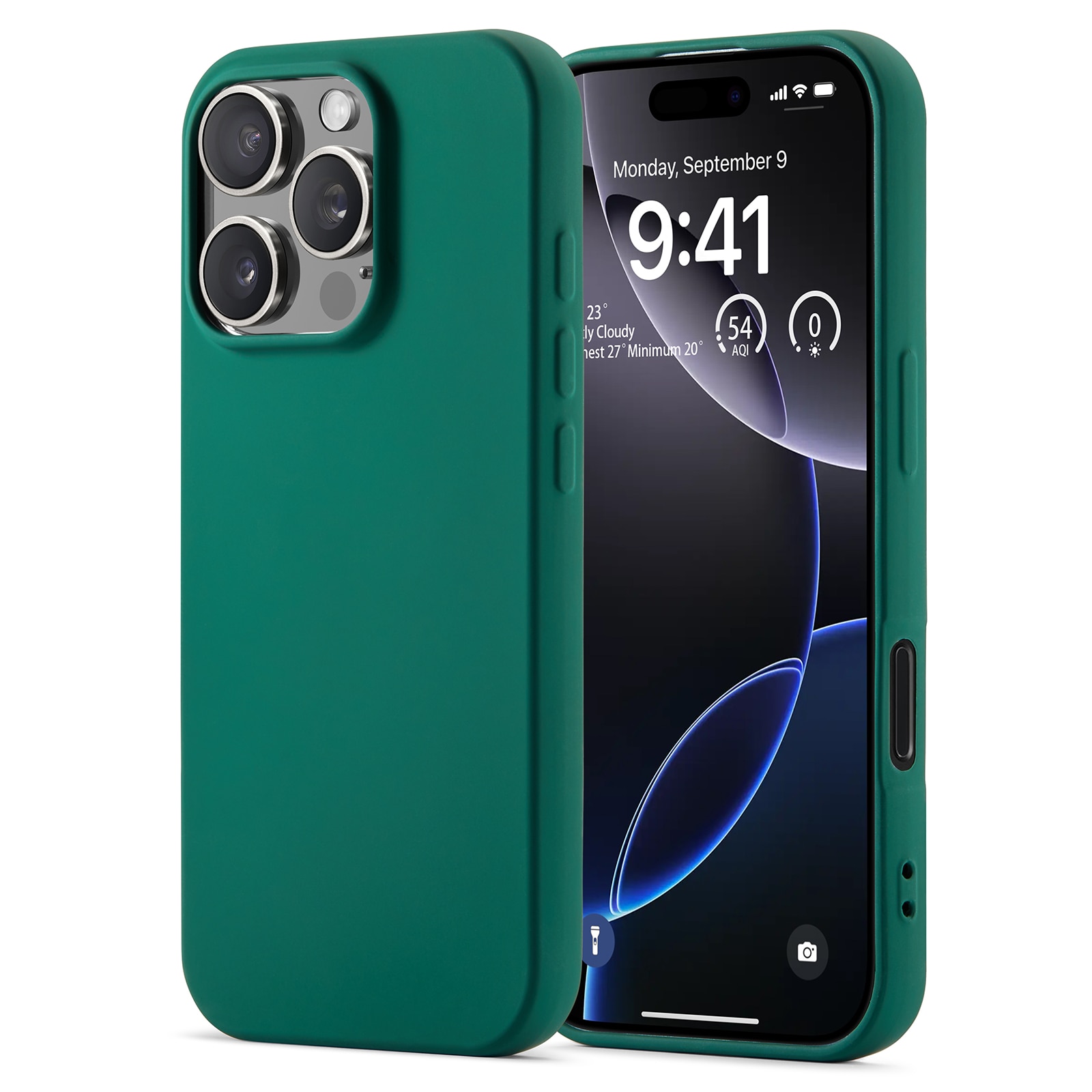 Funda TPU iPhone 16 Pro Max Verde oscuro