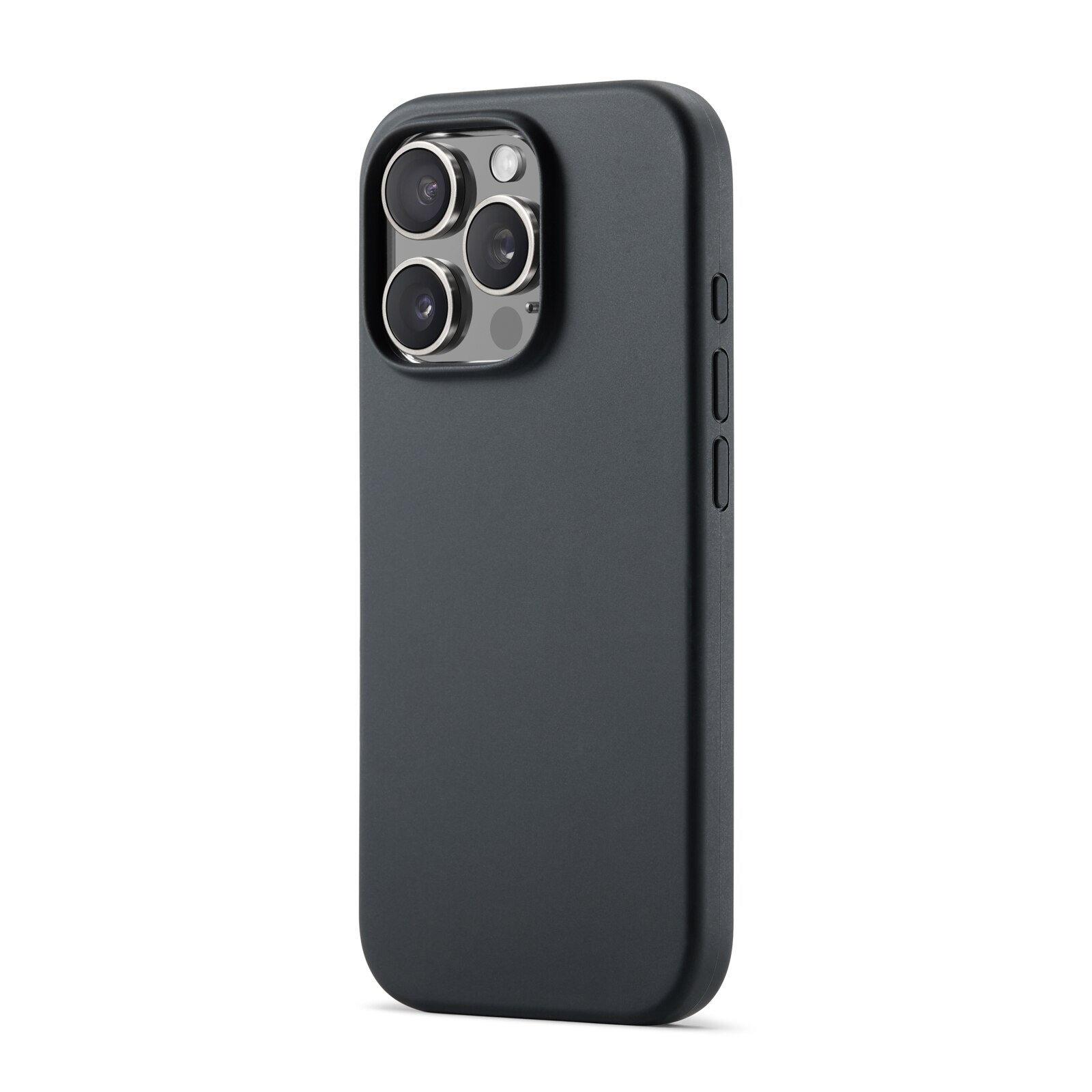 Funda de silicona iPhone 16 Pro Max negro