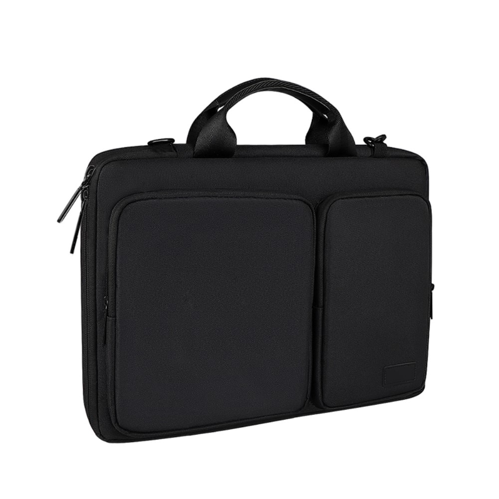 Bolsa para laptop con correa hombro y almacenamiento 16" Negro