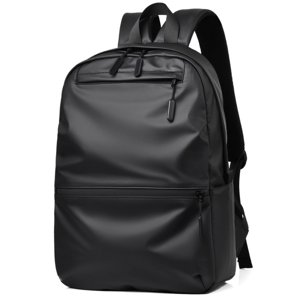 Mochila resistente al agua para laptop de hasta 14 pulgadas, negro