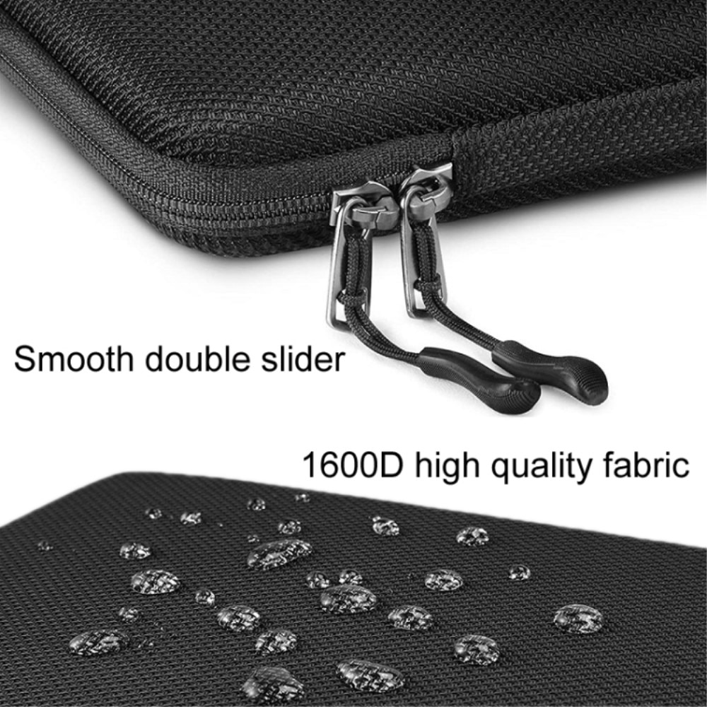 Funda para portátil de EVA resistente a los golpes de 13,3" negro