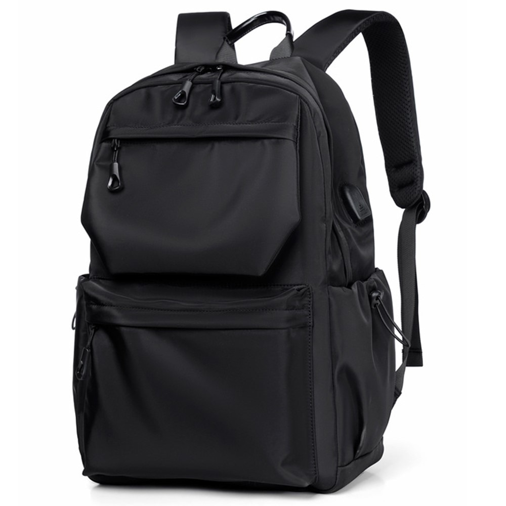 Mochila para laptop de hasta 14 pulgadas, negro