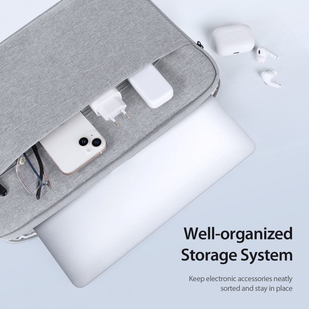 Funda para portátil 13 - 13,9" gris