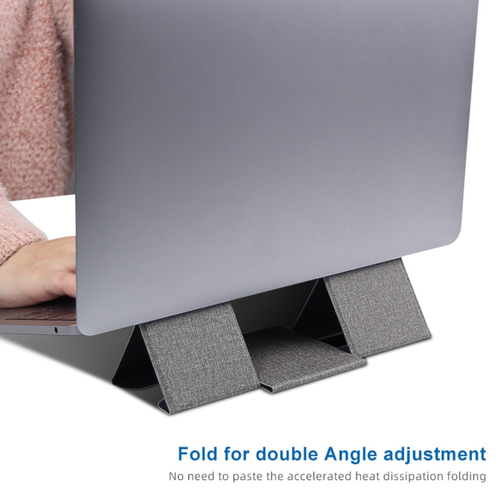 Soporte plegable para laptop negro