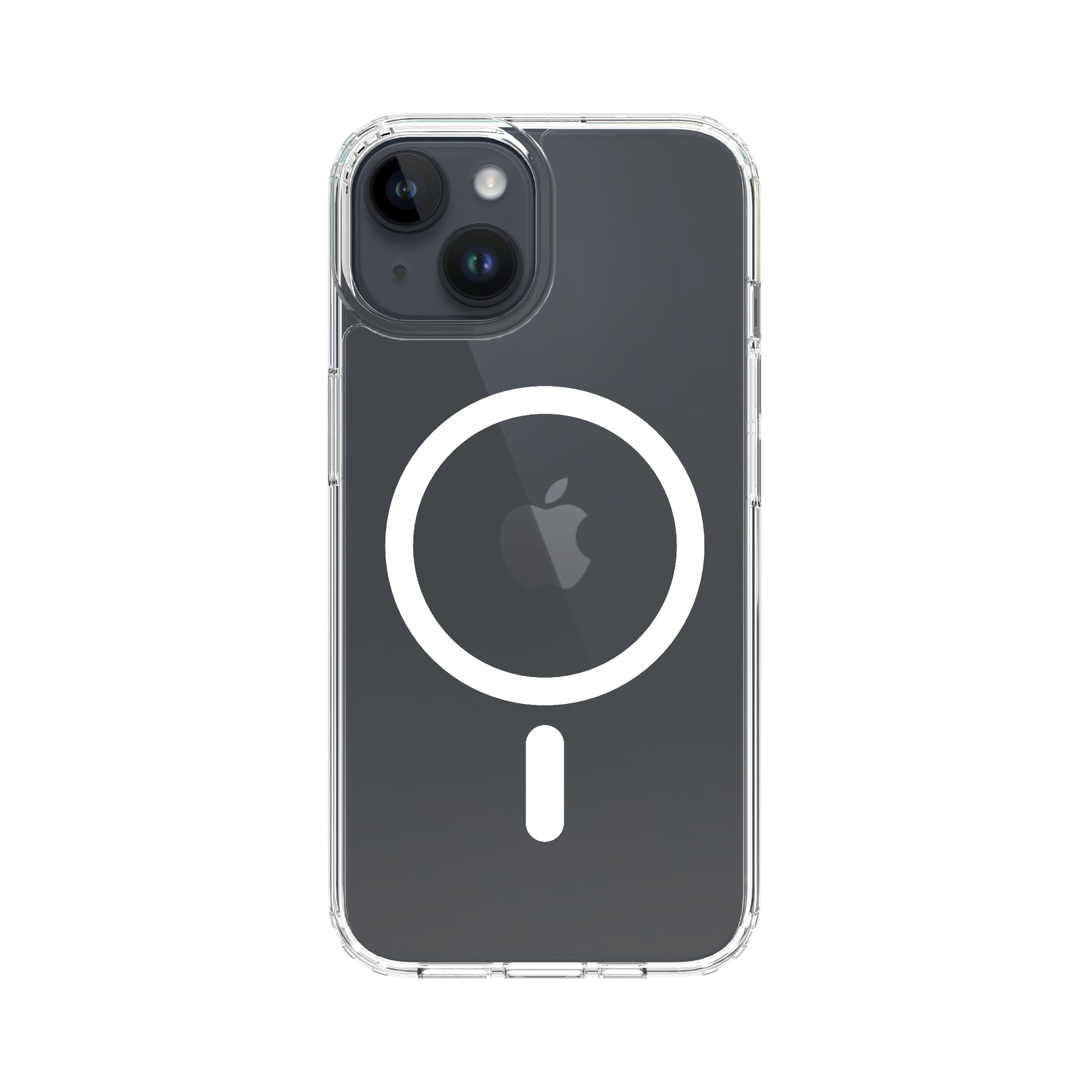 Funda híbrida MagSafe iPhone 13 transparente