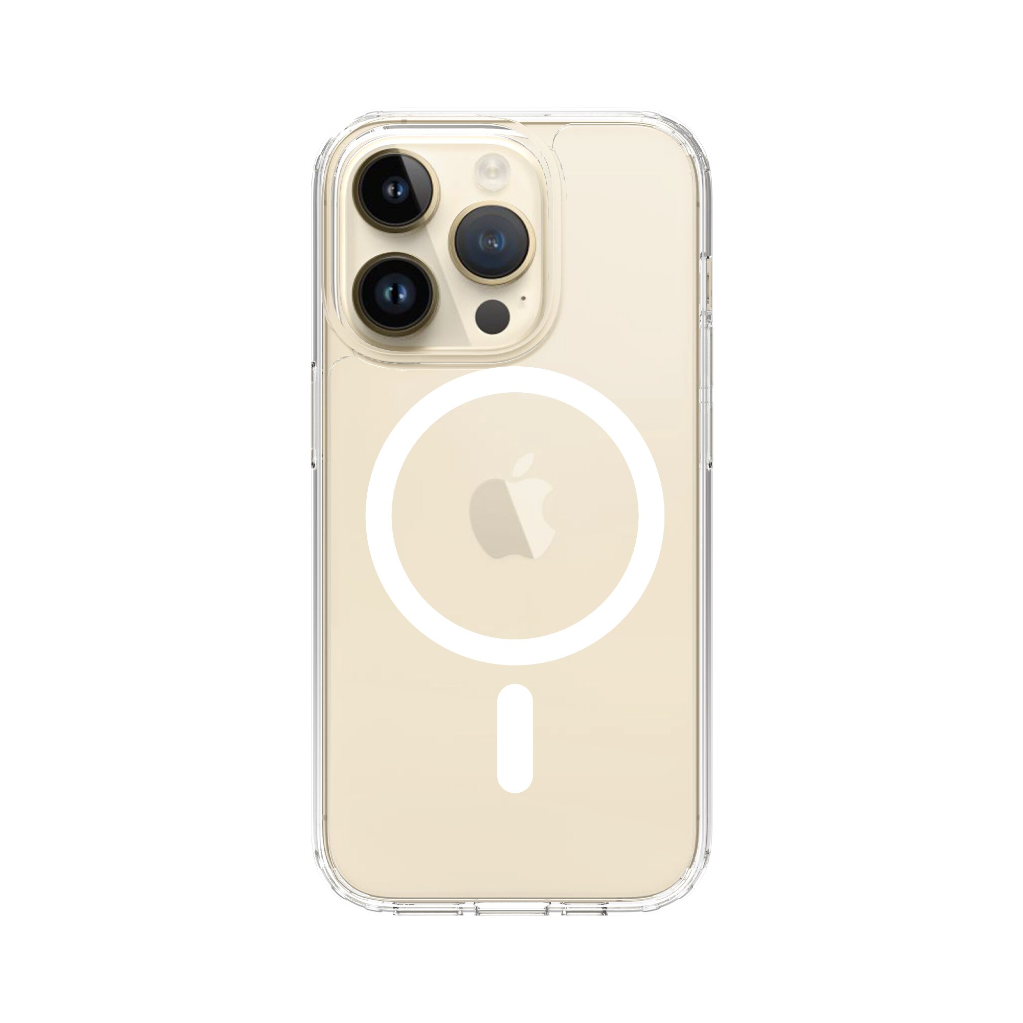 Funda híbrida MagSafe iPhone 14 Pro transparente