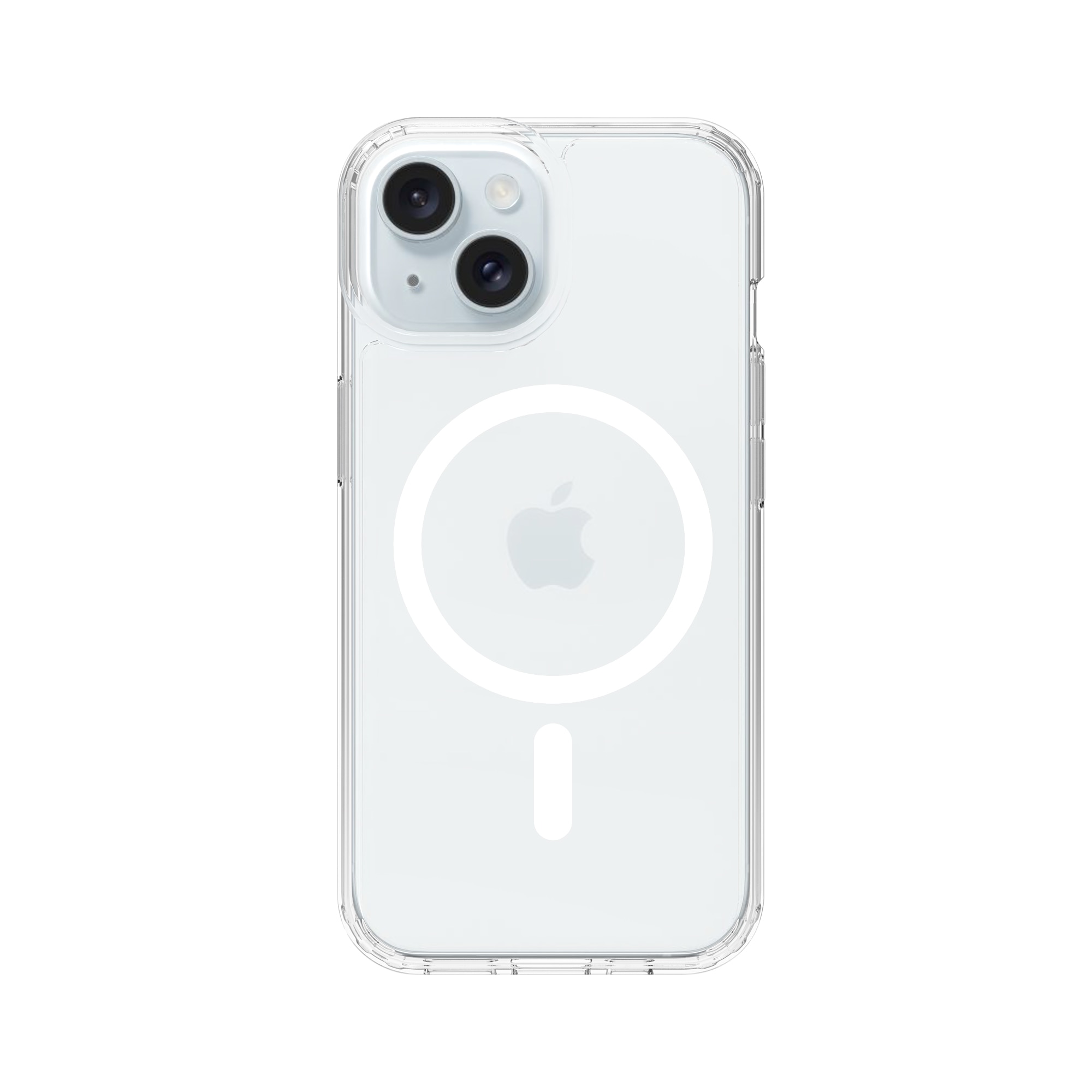 Funda híbrida MagSafe iPhone 15 transparente
