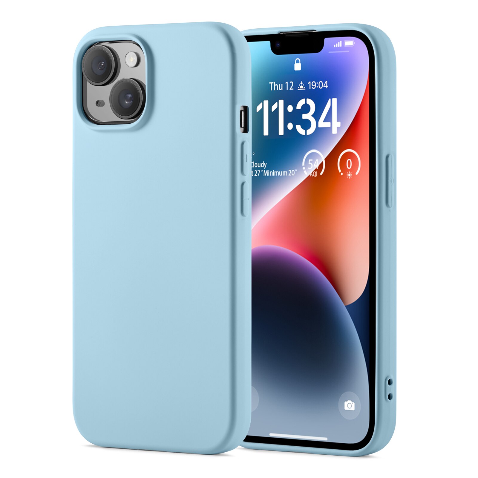 Funda TPU iPhone 13 Azul
