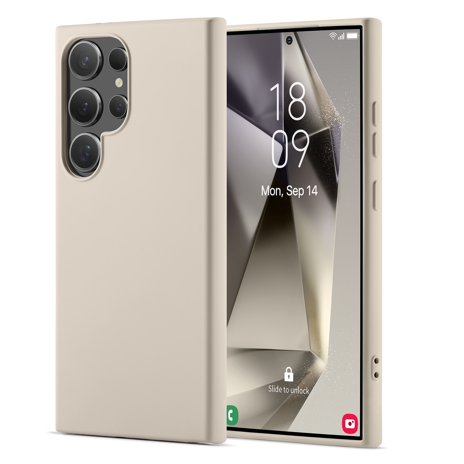 Funda TPU Samsung Galaxy S24 Ultra Beige