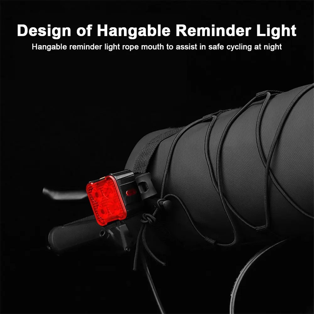 Bolsa para manillar de bicicleta, negro