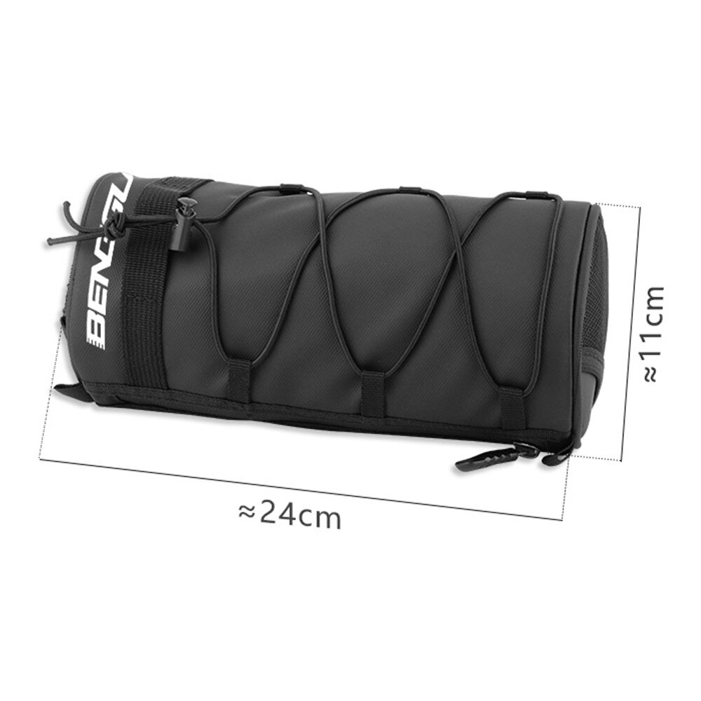 Bolsa para manillar de bicicleta, negro