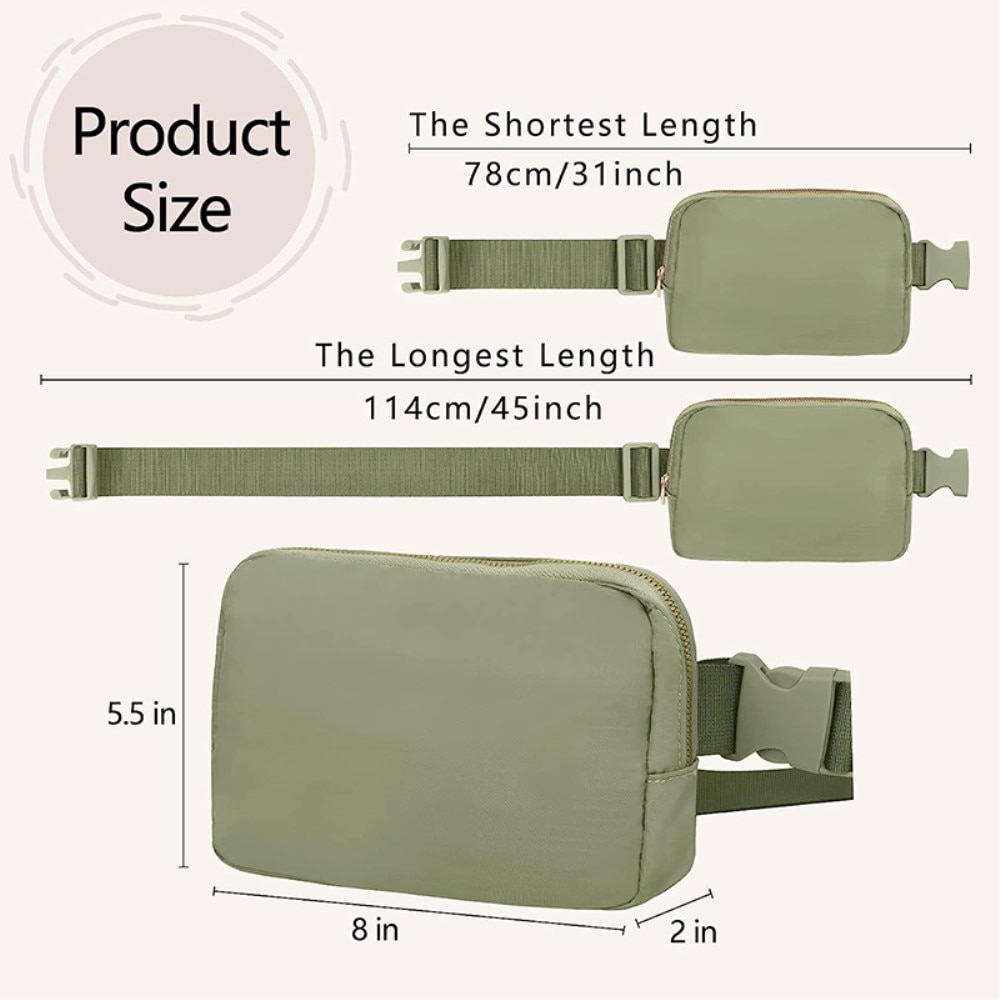 Bandolera Nailon, verde