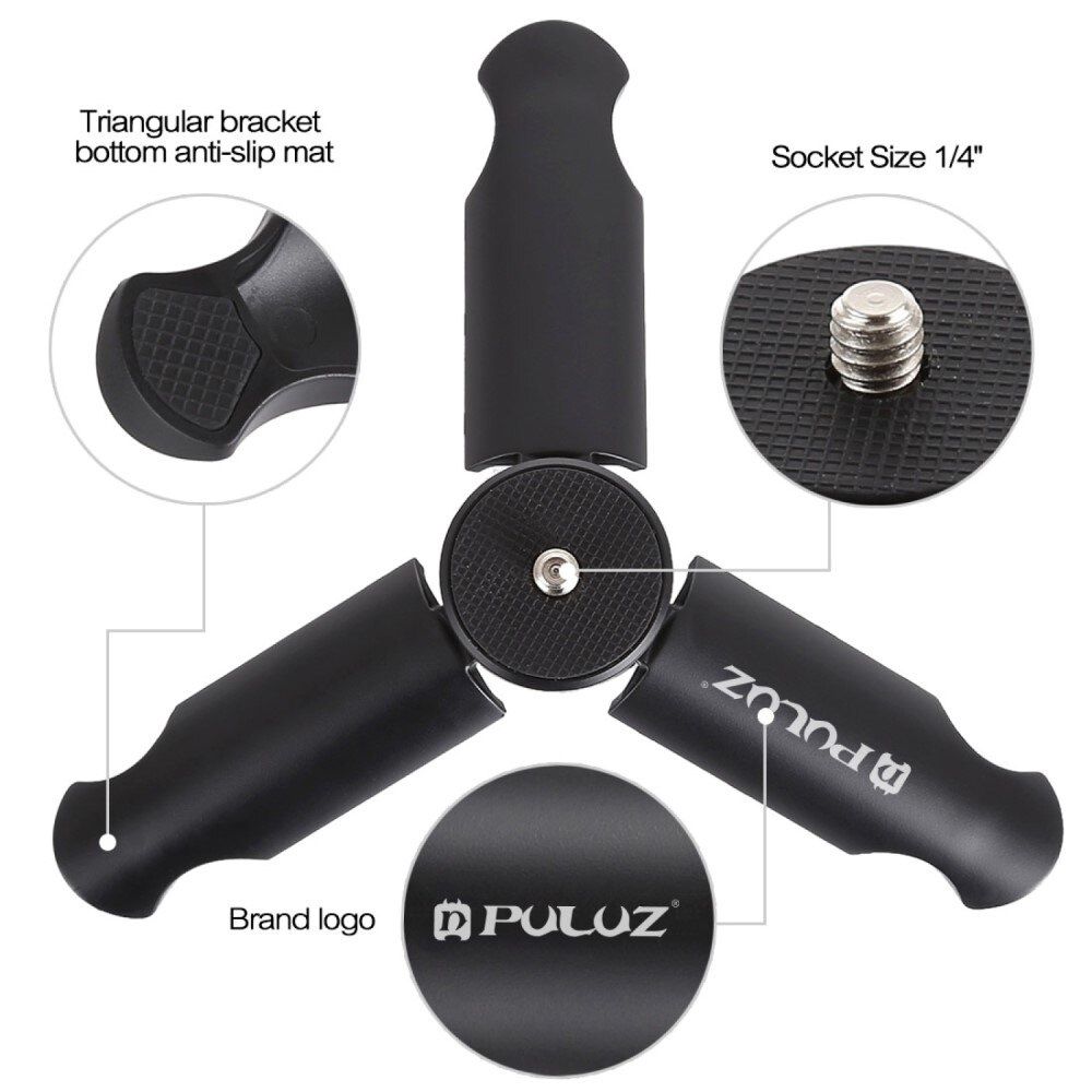 Mini trípode para smartphones negro