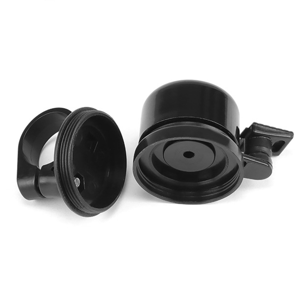 Timbre de bicicleta con soporte para Apple AirTag, negro