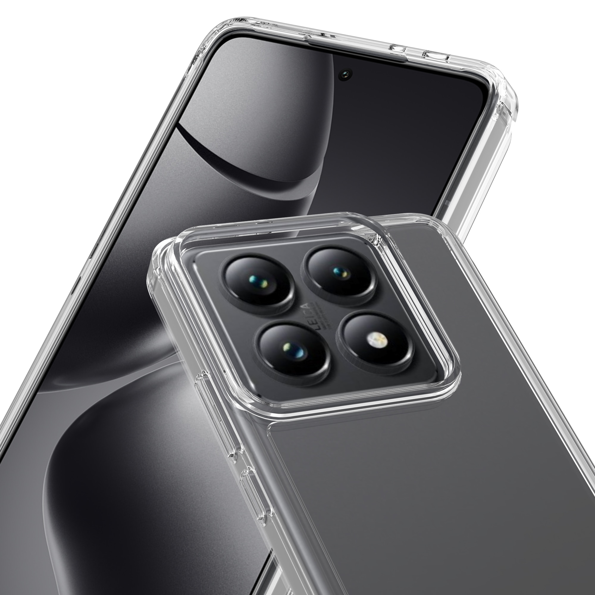 Funda híbrida para Xiaomi 14T Pro Transparente