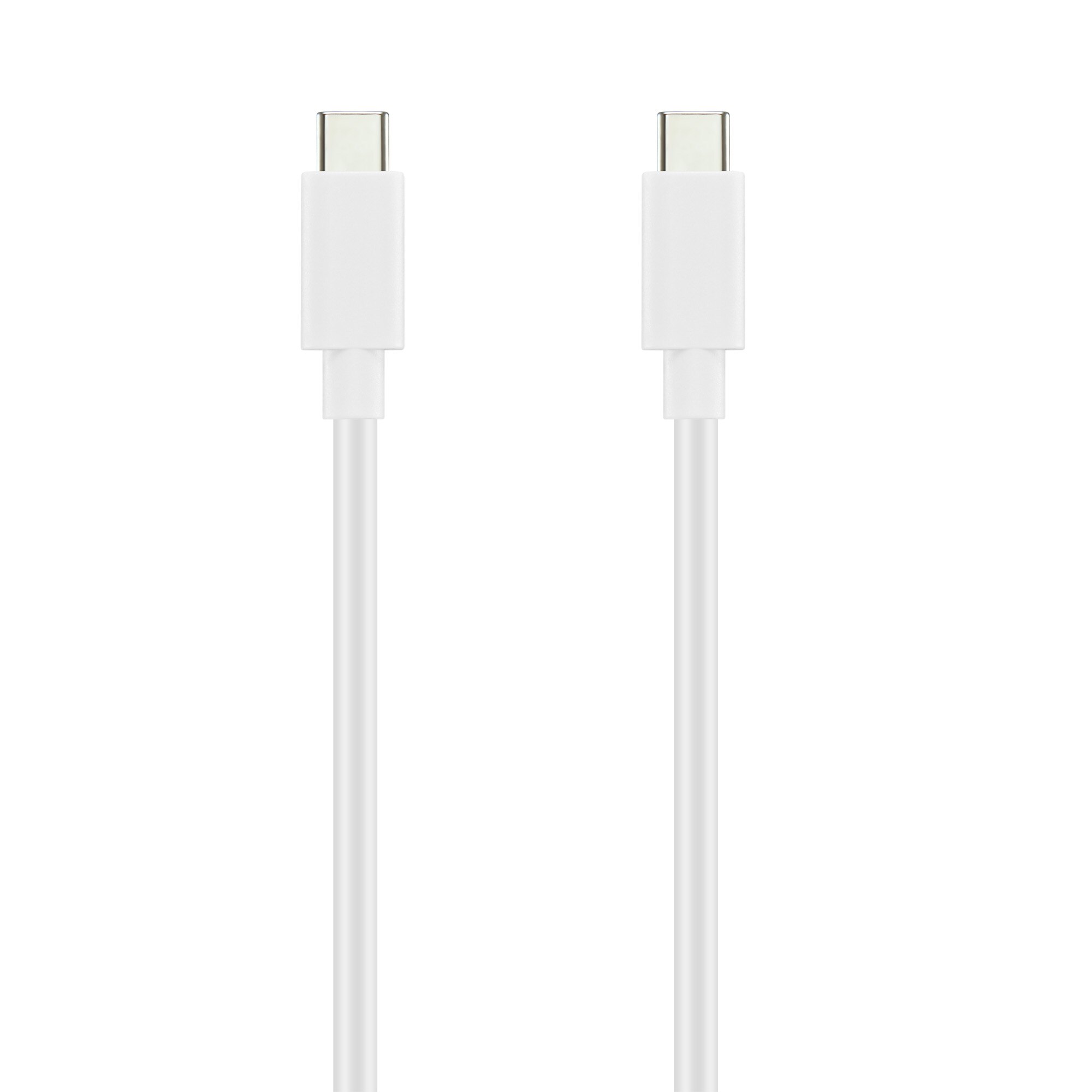 Cable de carga USB-C a USB-C 2 m blanco
