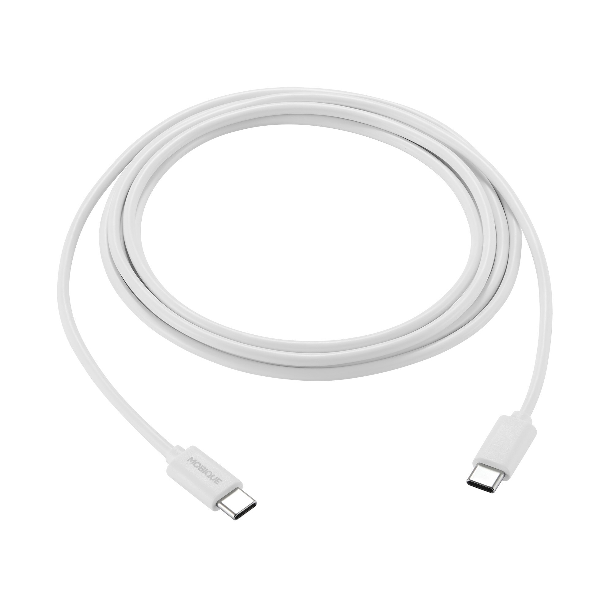 Cable de carga USB-C a USB-C 2 m blanco
