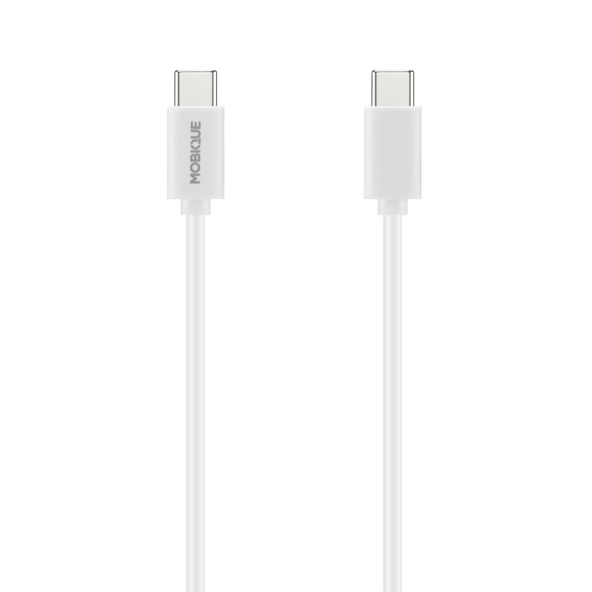 Cable de carga USB-C a USB-C 2 m blanco