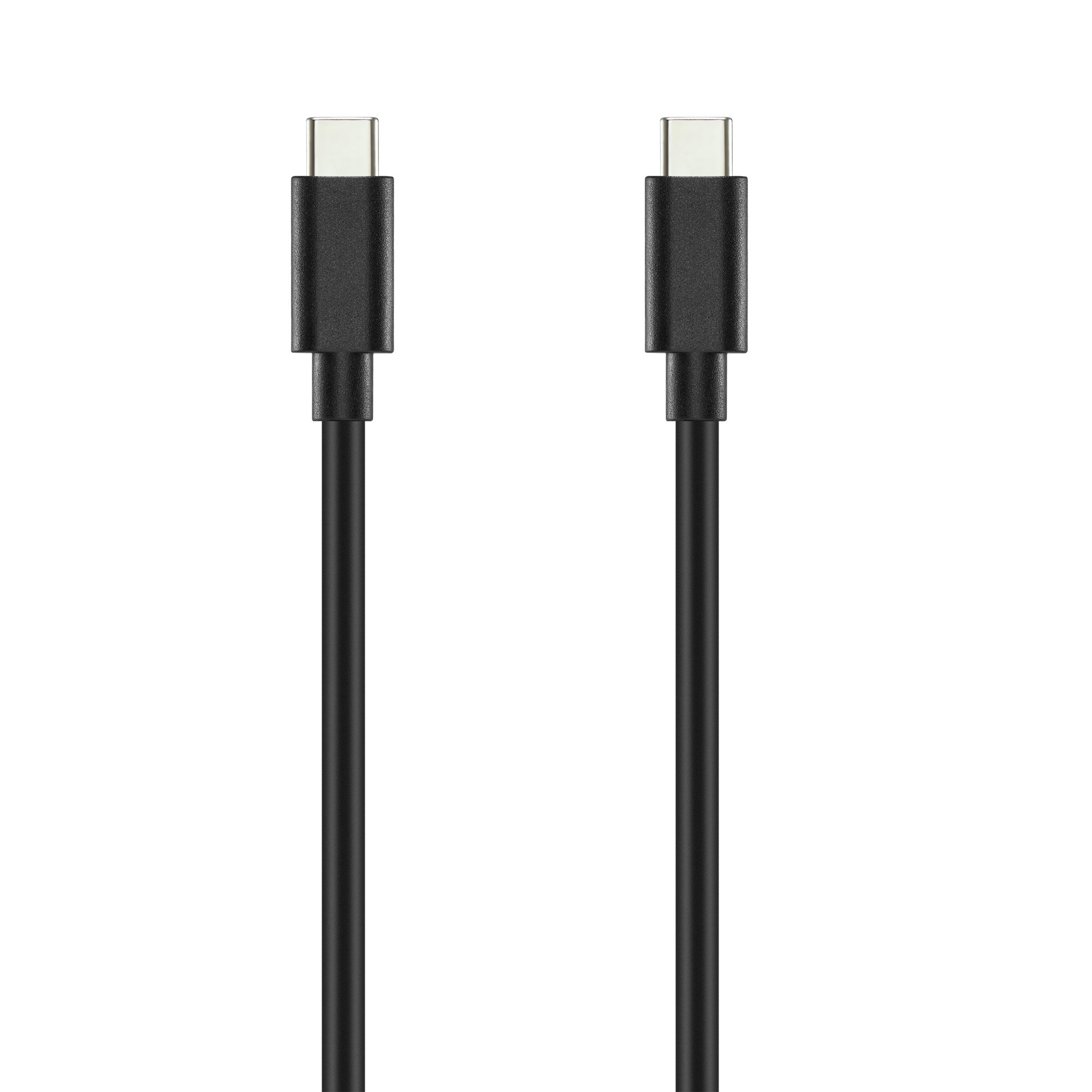 Cable de carga USB-C a USB-C 2 m negro