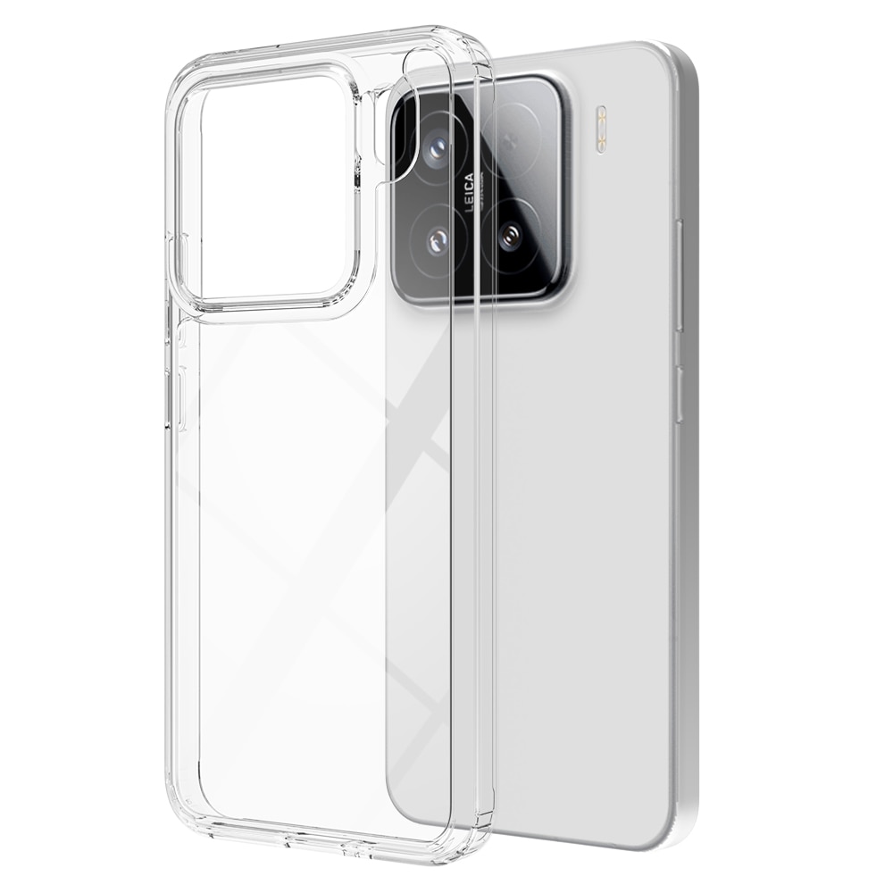 Funda híbrida para Xiaomi 15 transparente