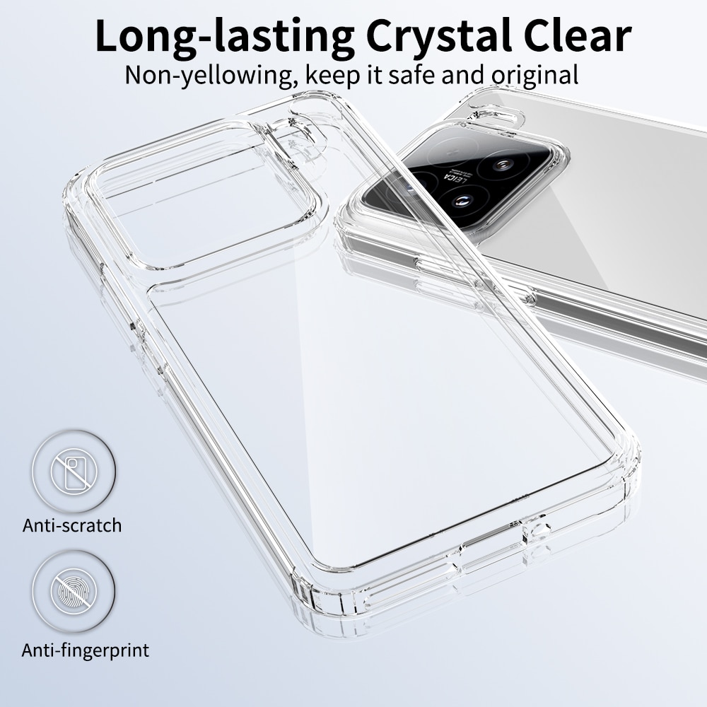 Funda híbrida para Xiaomi 15 transparente
