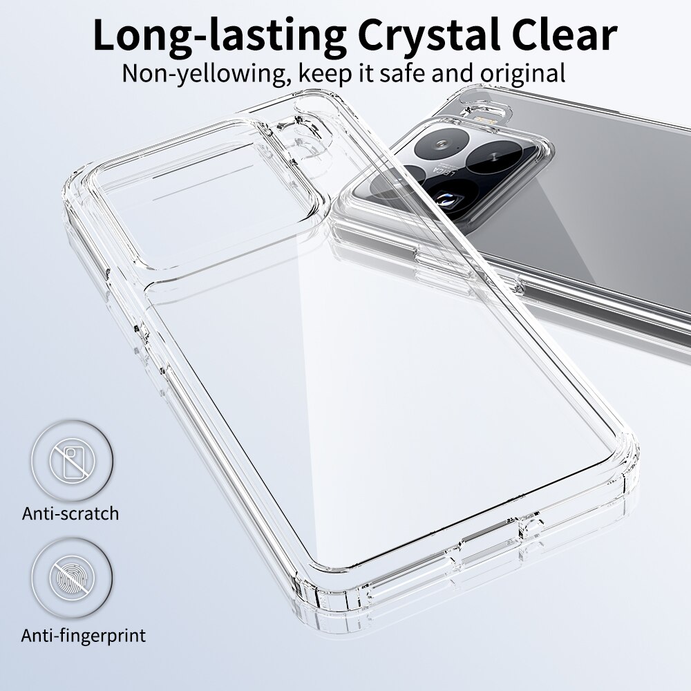 Funda híbrida para Xiaomi 15 Pro transparente