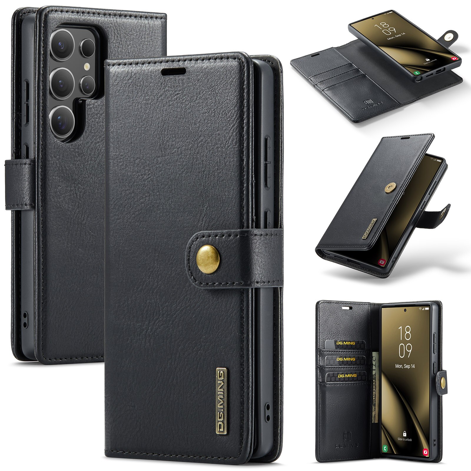 Cartera Magnet Wallet Samsung Galaxy S25 Ultra Black