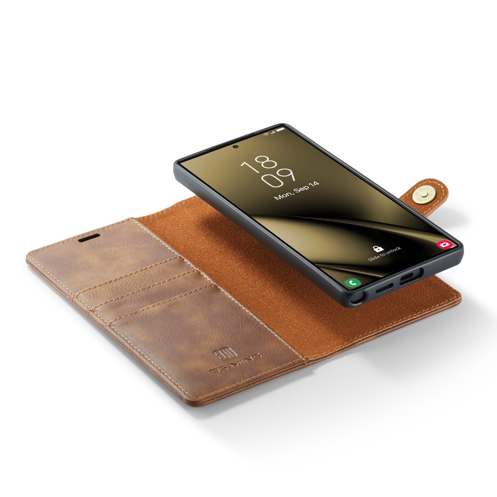 Cartera Magnet Wallet Samsung Galaxy S25 Ultra Cognac