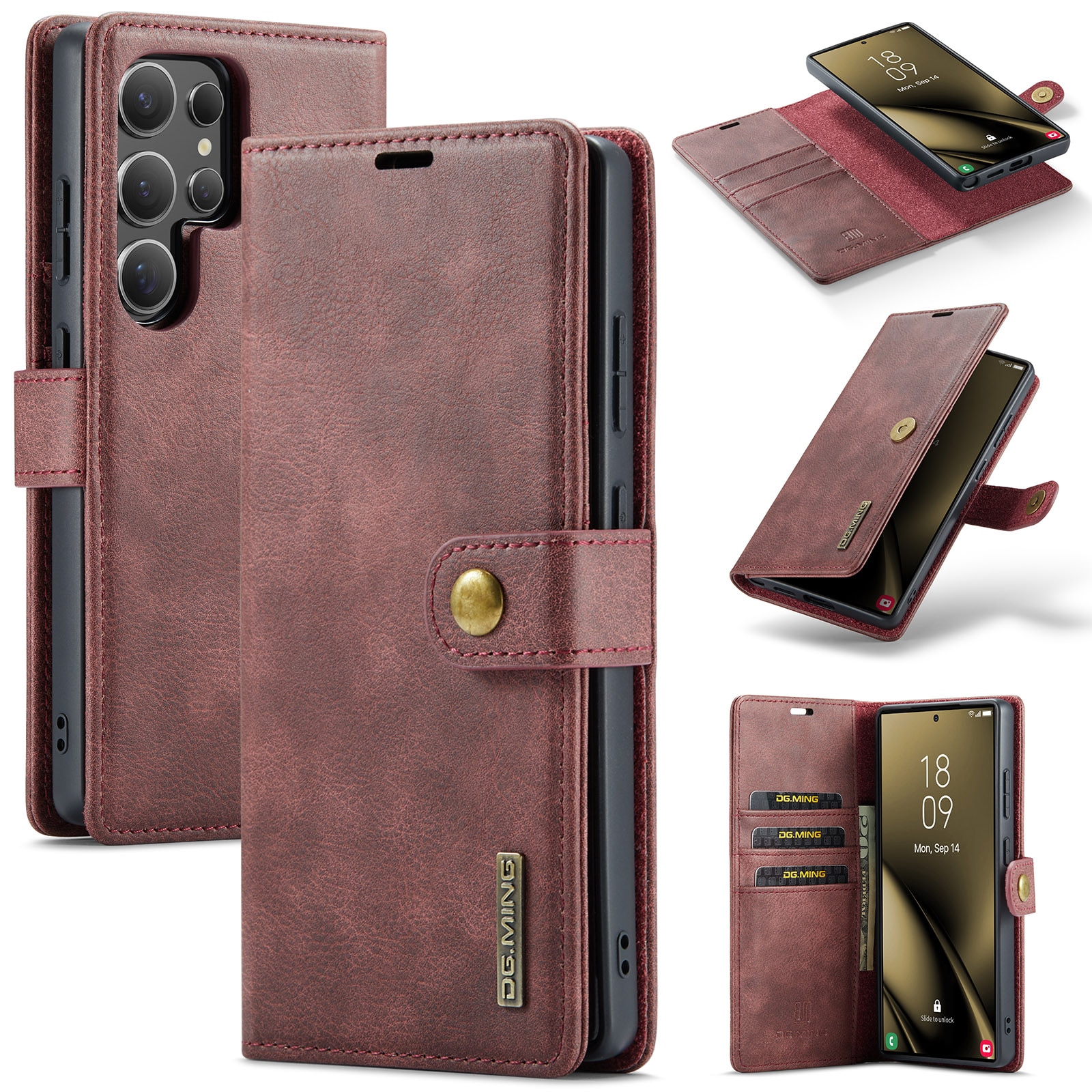 Cartera Magnet Wallet Samsung Galaxy S25 Ultra Red