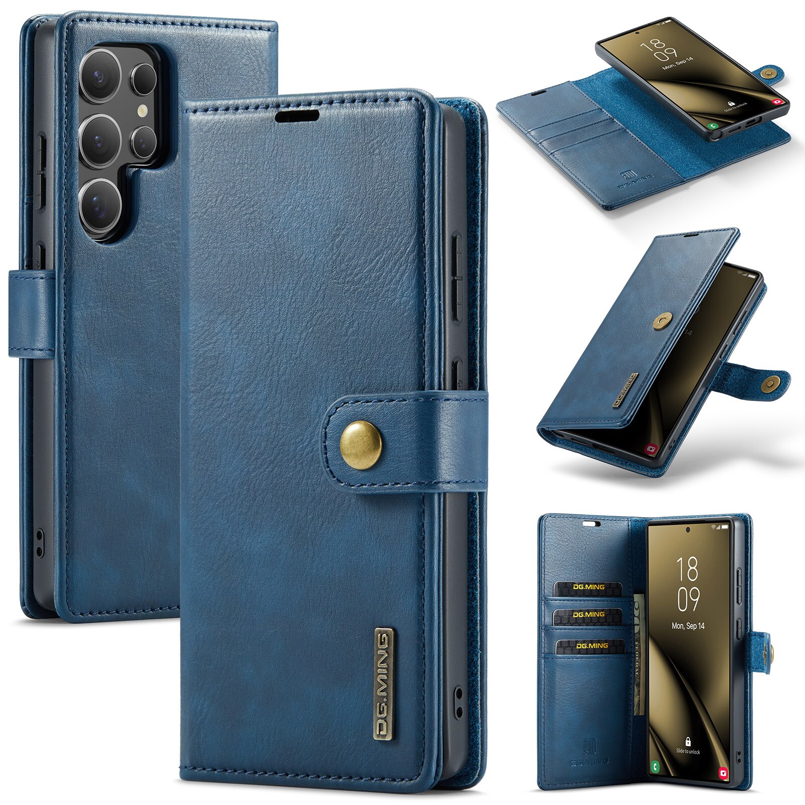 Cartera Magnet Wallet Samsung Galaxy S25 Ultra Blue