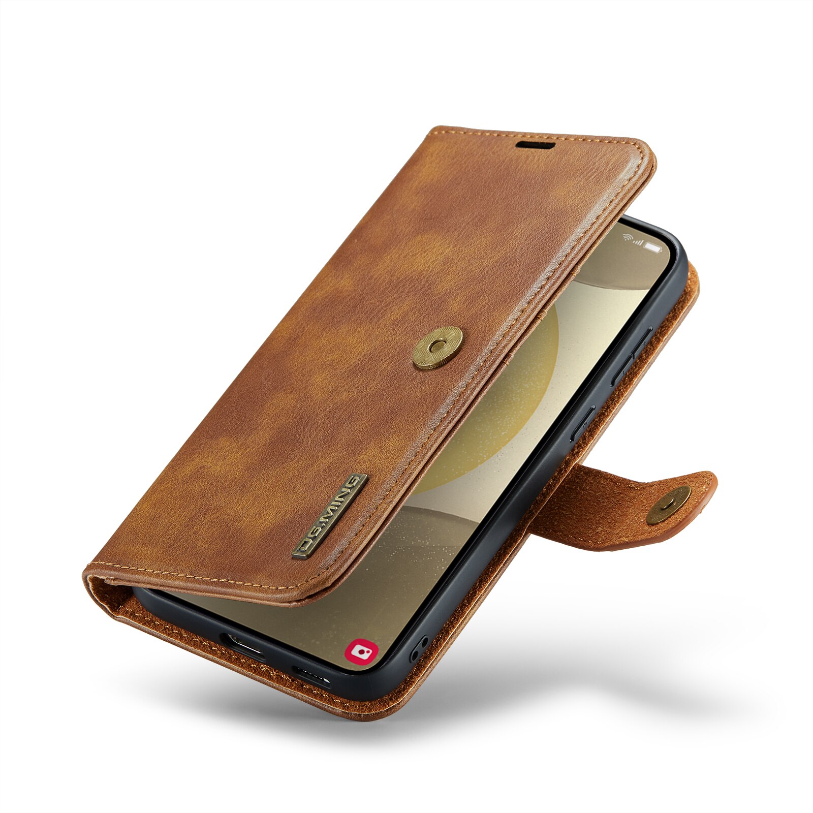 Cartera Magnet Wallet Samsung Galaxy S25 Plus Cognac