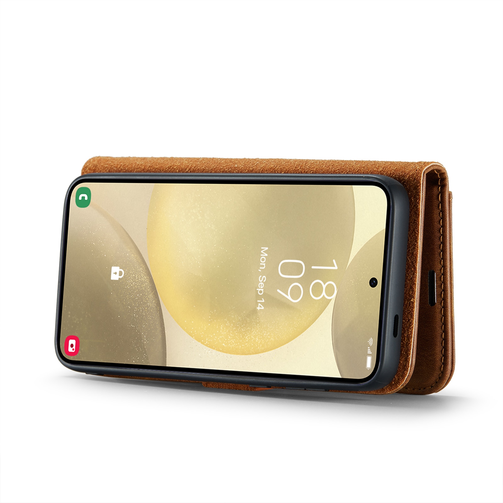 Cartera Magnet Wallet Samsung Galaxy S25 Plus Cognac