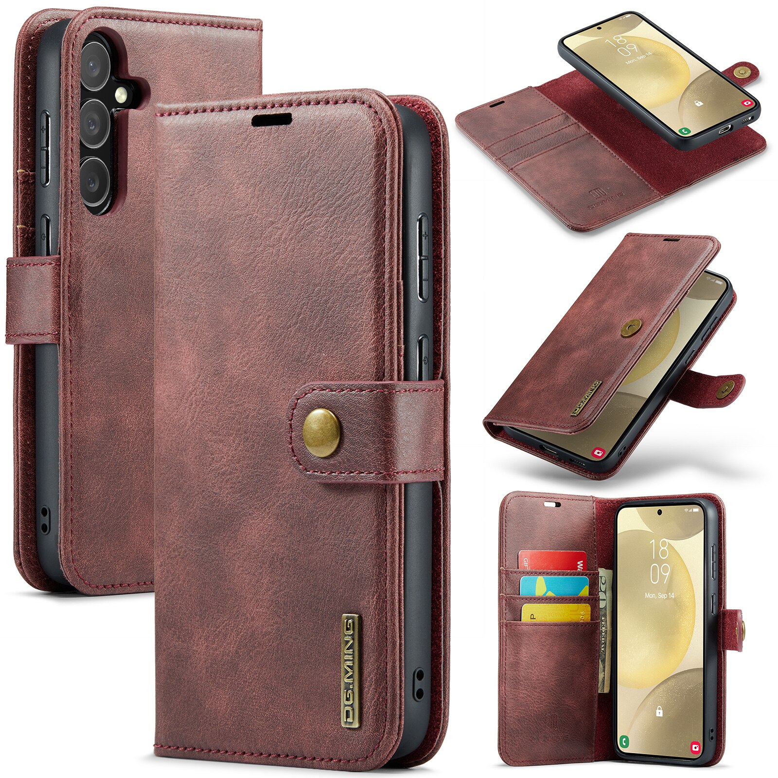 Cartera Magnet Wallet Samsung Galaxy S25 Plus Red