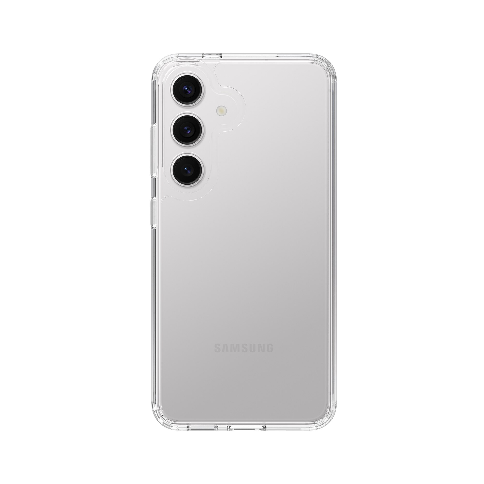 Funda híbrida para Samsung Galaxy S25 Transparente