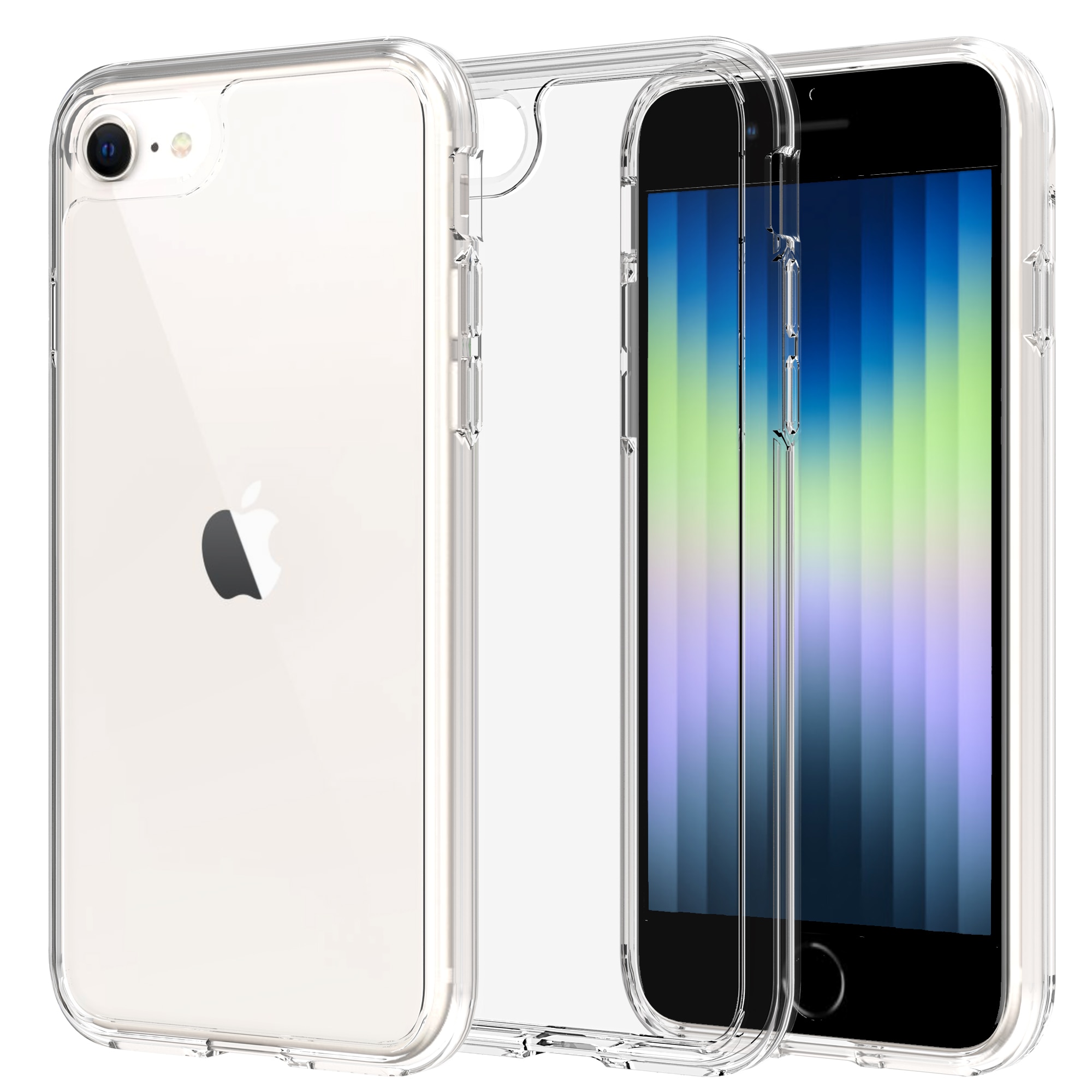 Funda híbrida para iPhone 7 Transparente