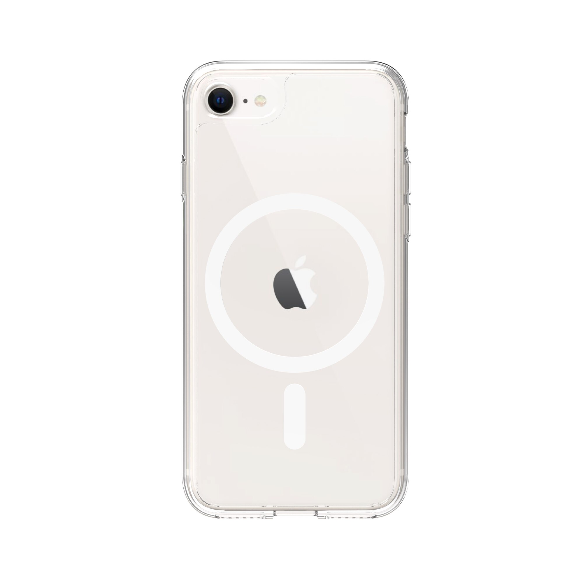 Funda híbrida MagSafe iPhone SE 2022 transparente