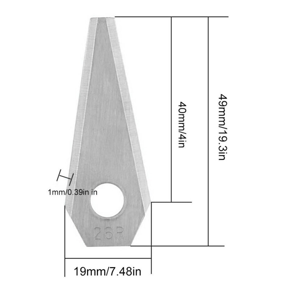 Cuchillas para robot cortacésped Bosch Indego S 500 (9 piezas)