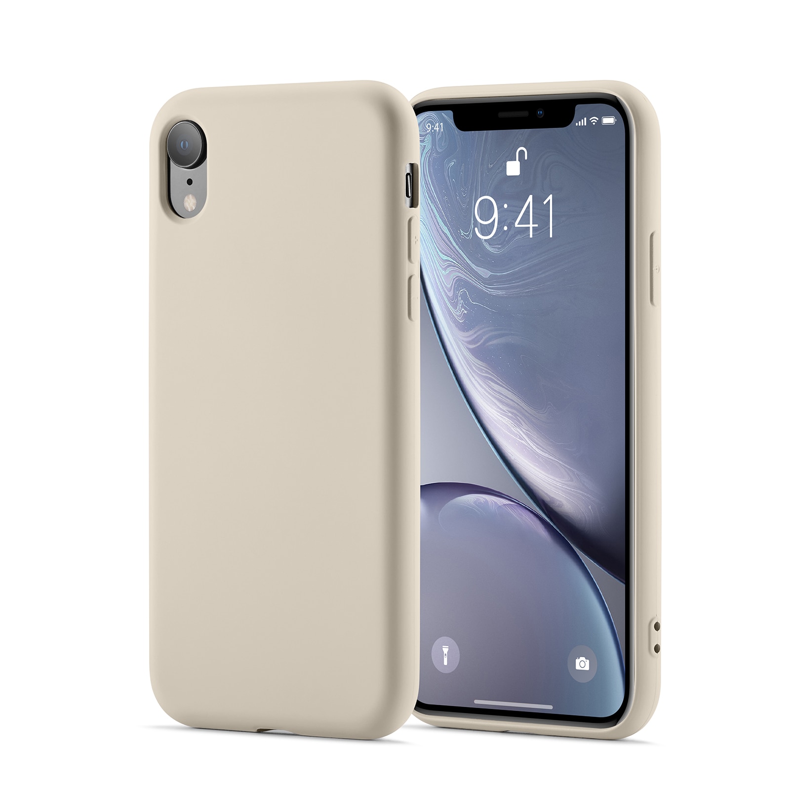 Funda TPU iPhone Xr Beige
