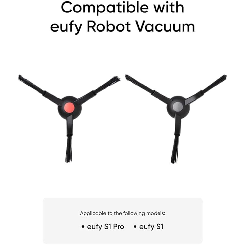 2-pack Cepillos laterales Eufy Omni S1 Negro