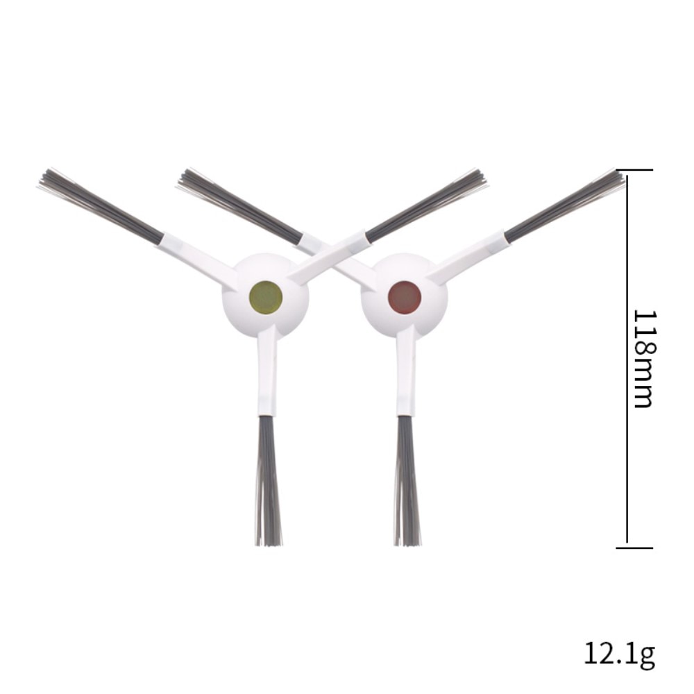 2-pack Cepillos laterales Ecovacs Deebot T10 Turbo Blance